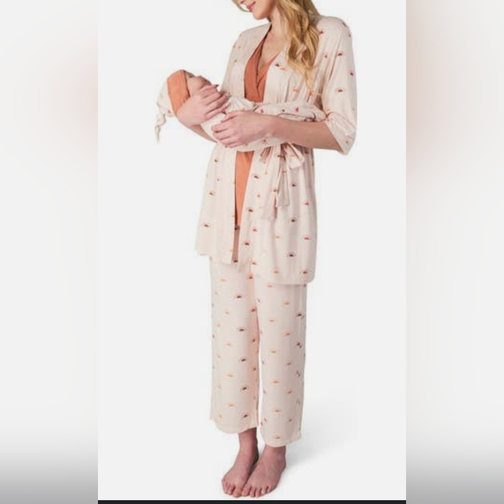 Everly Grey 2-Piece Analise PJ Pant Set / Sunrise